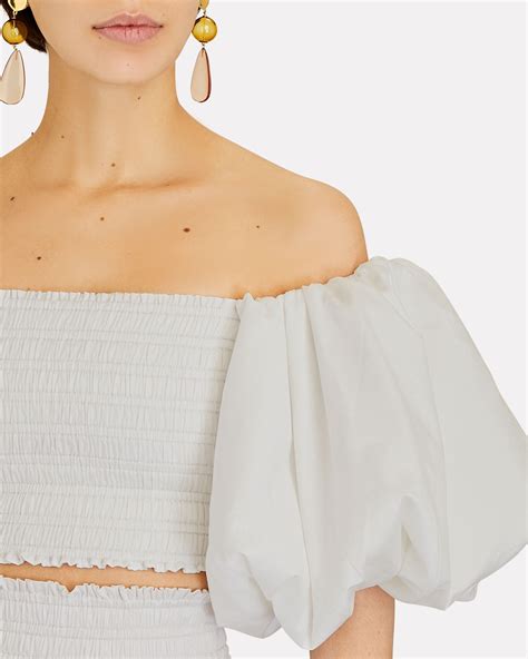 Off The Shoulder Puff Sleeve Top In 2021 Puff Sleeve Top Shoulder