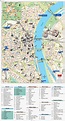 Подробная туристическая карта Кёльна | Detailed tourist map of Cologne