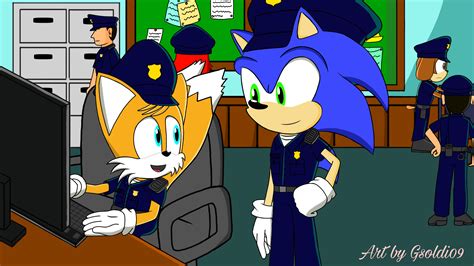 Sonic And Tails As Cops By Gsoldi09 On Deviantart