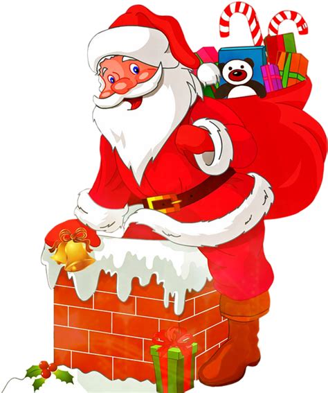 Père Noel Noel Santa Claus Cadeaux Illustration