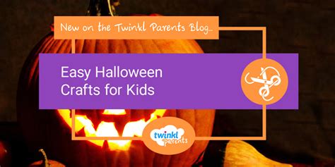 Easy Halloween Crafts For Kids Twinkl