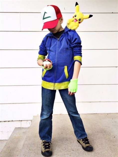 Lots of inspiration, diy & makeup tutorials and all accessories you need to create your own diy pokemon eevee costume for halloween. DIY Pokemon Trainer costume. #ash #ashketchum #pikachu #pokemon | Pokemon halloween costume ...