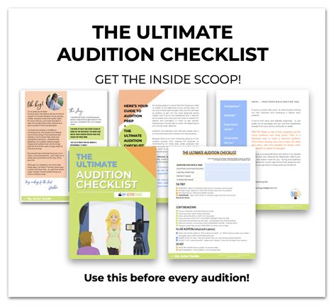 How To Prepare For An Acting Audition My Actor Guide