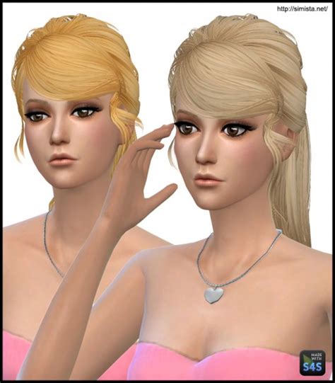 Simista Skysims 140 Hairstyle Retextured Sims 4 Hairs