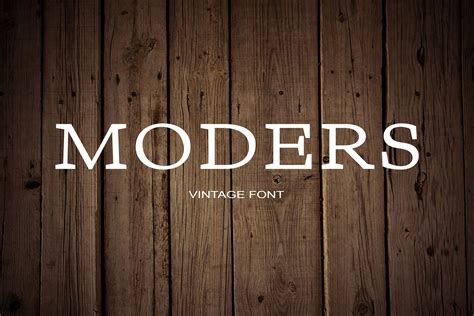 Moders Font By Dmdesignsstoreart · Creative Fabrica Vintage Fonts