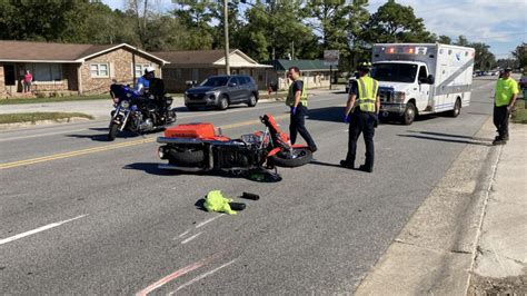 Officials Motorcycle Driver Hospitalized After Wreck Truck Driver Charged