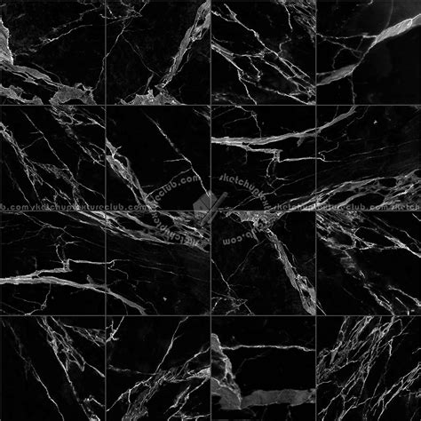 Black Marble Tiles Pbr Texture Seamless 22261