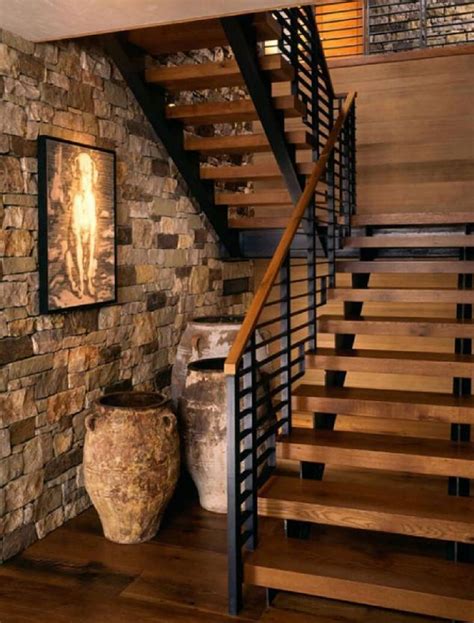 Cool Indoor Stair Design Ideas You Must See41 Rustic Stairs Rustic