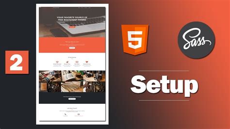 2 Design Template Html 5 Sass Run Sass Using Npm And Setup Files Youtube