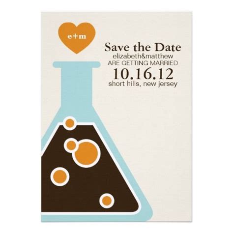 Shoppingcant Fight Chemistry Wedding Save The Date Personalized