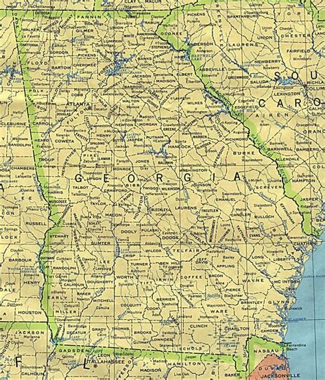 Interstate 95 Georgia Map