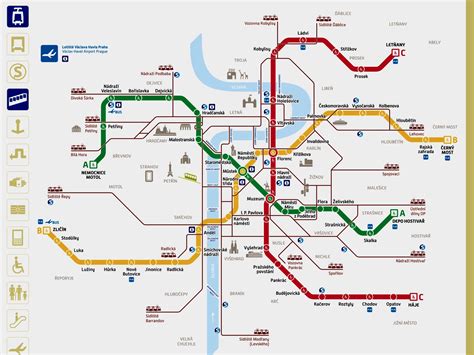 Správně v rozpacích měsíční prague metro lines map Mužskost Relativní