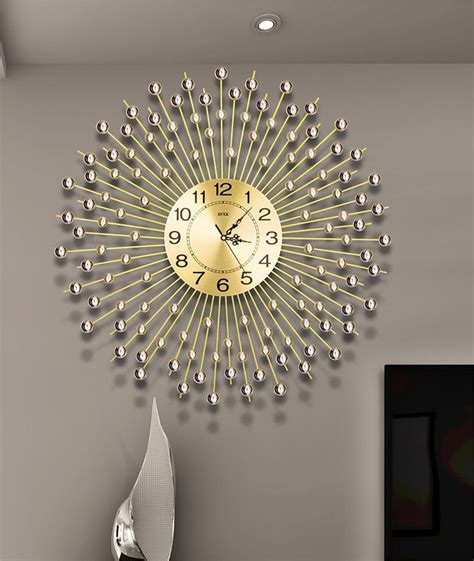 Wall Clock Living Room Fashion Clock Home Watch Atmospheric Etsy