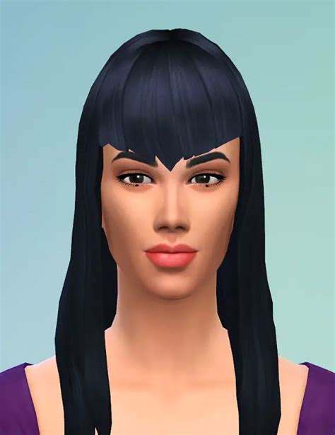 Birksches Sims Blog Vampires Heart Bangs Hair Sims 4 Hairs