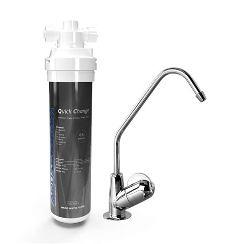 Aquastream Quick Change Water Filter System With Fin Tap Aquastream