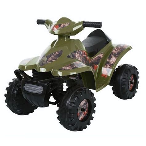 Kids Riding 4 Wheeler Battery Operated Camo Vehicle 6 Volt 2 Mph