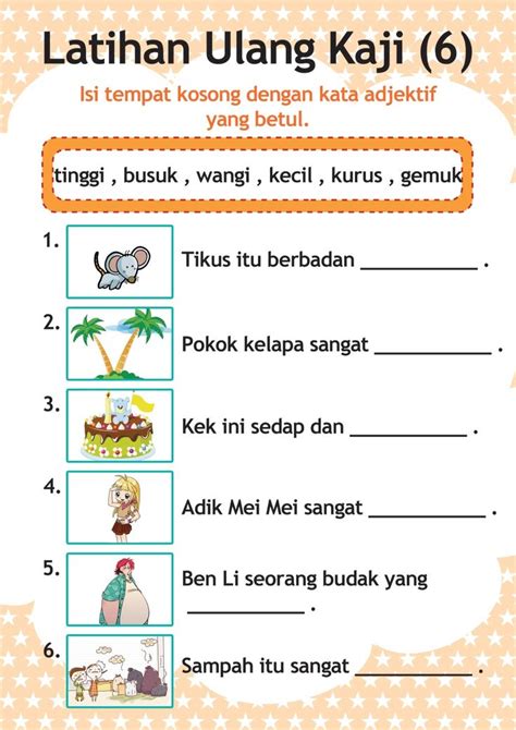 Rancangan mengajar harian bahasa melayu. latihan bahasa malaysia tahun 1 - Google Search | bm thn 1 ...