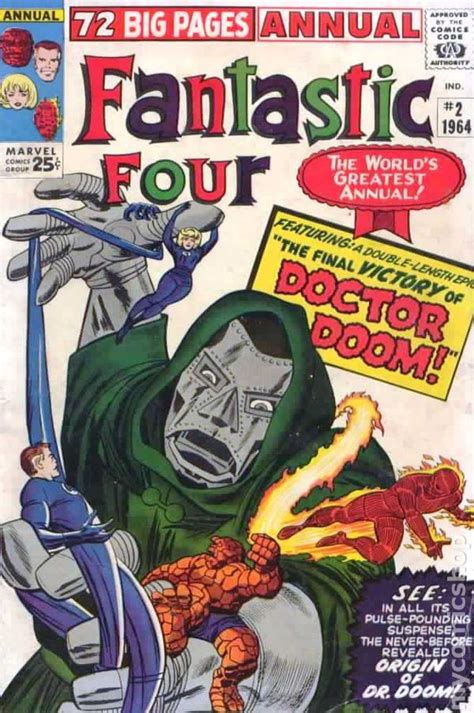 The official account for marvel studios' fantastic four. Fantastic Four (1961 1st Series) Annual comic books