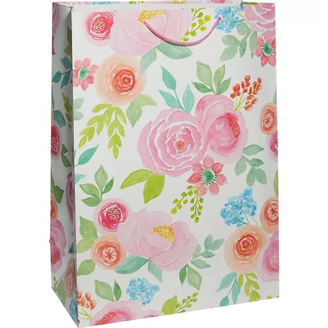Floral T Bag 16 12in X 23 12in Party City