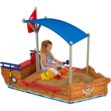 Kidkraft Pirate Wooden Sandboat Sandboxes And Water Fun Baby And Toys