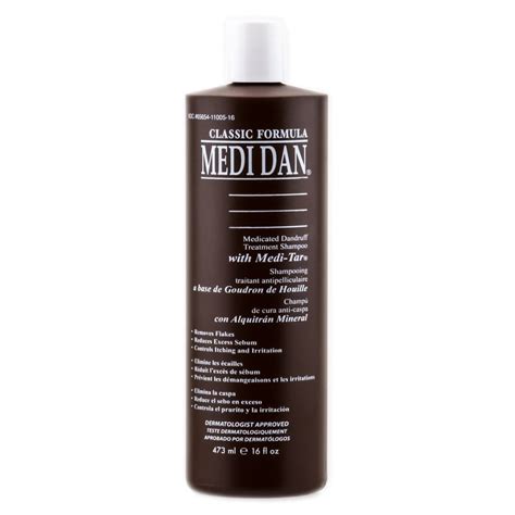 Medi Dan Medicated Dandruff Treatment Shampoo Size 8 Oz