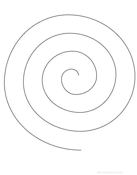Spiral: Perimeter Poem - Printable Worksheet. EnchantedLearning.com