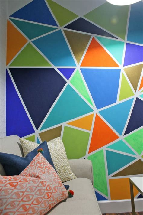 Room Service Part 2 Wall Paint Designs Geometric Wall Paint Room