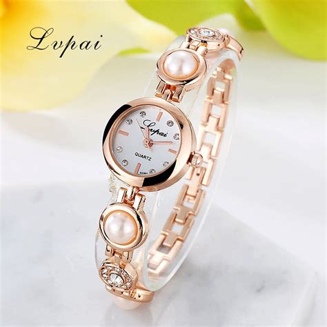 Lvpai Brand New Arrive Luxury Pearl Jewelry Watches Women Quartz