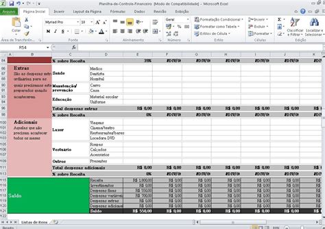 Planilha Excel Controle Financeiro Financas Pessoais R 200 Em Images