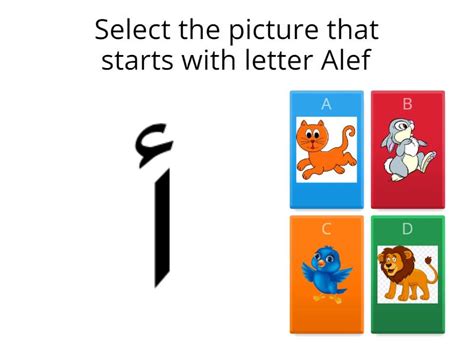Arabic Alphabet Quiz