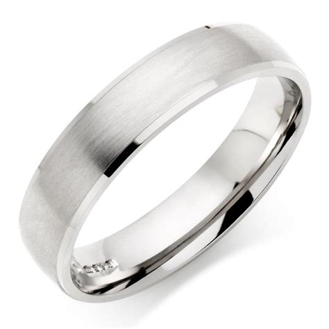 Shop with afterpay on eligible items. Men's Platinum Wedding Ring | 0007471 | Beaverbrooks the ...