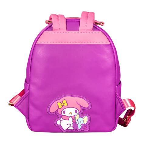 Sanrio My Melody Kuromi Faux Leather Backpack Bag Loungefly Exclusive