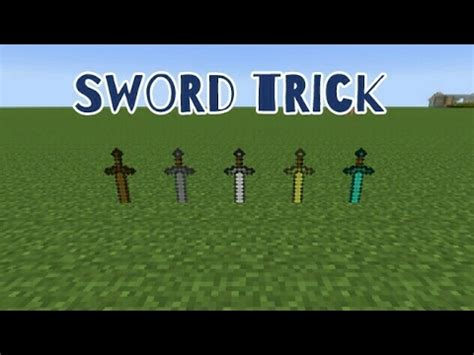 SWORD STUCK IN THE GROUND IN MCPE | Minecraft Pocket Edition (PLEASE