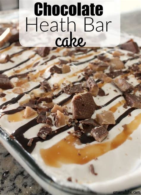 Chocolate Heath Bar Cake Heath Bar Cake Recipe Heath Bar Cake Heath