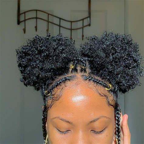 27 Two Puff Hairstyles Hairstyle Catalog