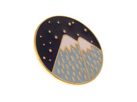 Mountain Enamel Pin Jewelry Travel Badge Brooch Lapel Pin Rock