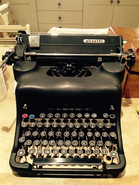 Vintage Olivetti Typewriter Now This Is How To Write That Book Youve Dreamed Of Get