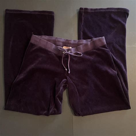 Juicy Couture Purple Velour Tracksuit Pants Size Depop