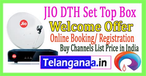 Reliance Jio Dth Set Top Box Plans Launch Date Welcome Offer