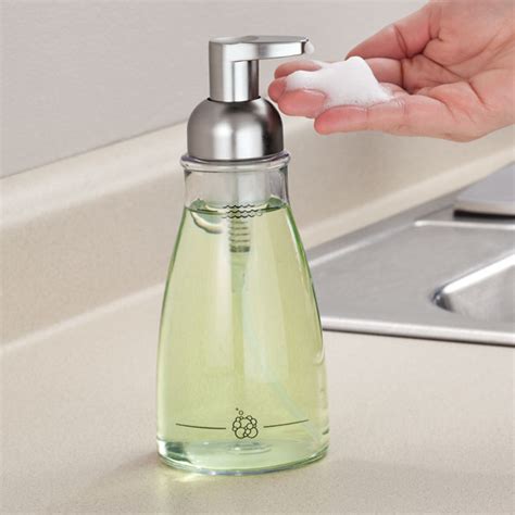 Perfect for your bathroom, kitchen, office,school,coffee bar, hotel. Foaming Soap Dispenser - Foam Soap Dispenser - Miles Kimball