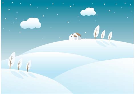 Free Snow Covered Rolling Hills Vector Download Free Vector Art