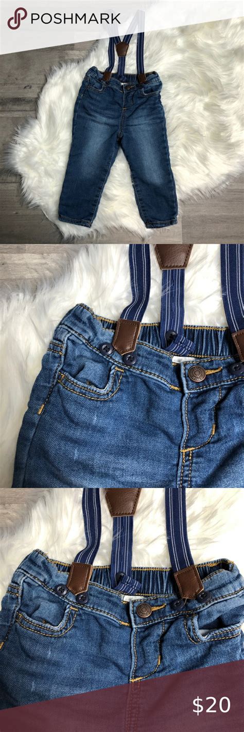 Oshkosh Bgosh Derby Wash Suspender Jeans 18m Suspender Jeans Lined