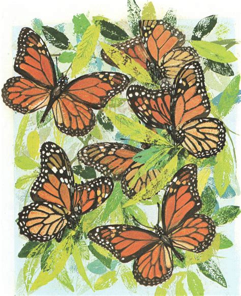 Digital Download Of Vintage Monarch Butterflies Buterfly Art Collage