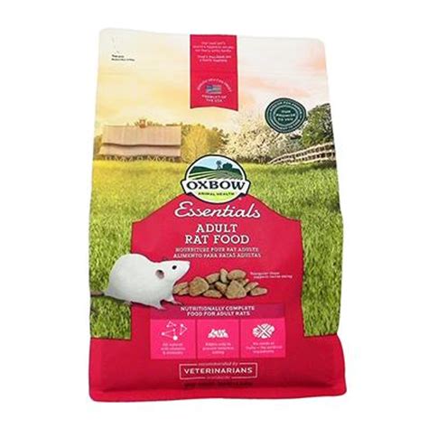 Oxbow garden select fortified food for rats. Oxbow Essentials Regal Rat Food 3lb