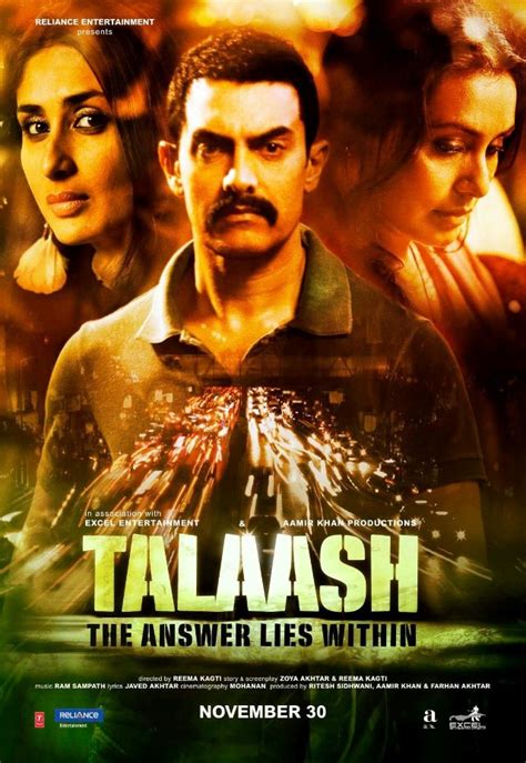 Aamir Khan And Kareena Kapoor And Rani Mukerji In Talaash 2012 People Moon