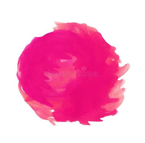 A Magical Blob Of Pink Watercolor Stock Illustration Illustration Of