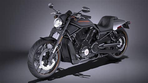 Harley Davidson V Rod Night Rod Special 2016 3d Model Max