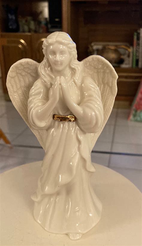 Vintage Lenox Angel Of Adorntion Figurine Etsy