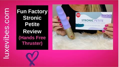 Fun Factory Stronic Petite Review Thrusting Vibrator Youtube