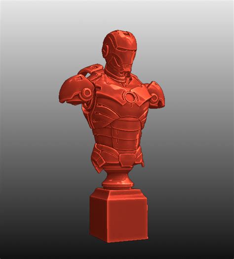 Free 3D File Iron Man Bust HQ For 3D Print 3D Print Object To